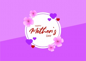 母亲节英文海报图片